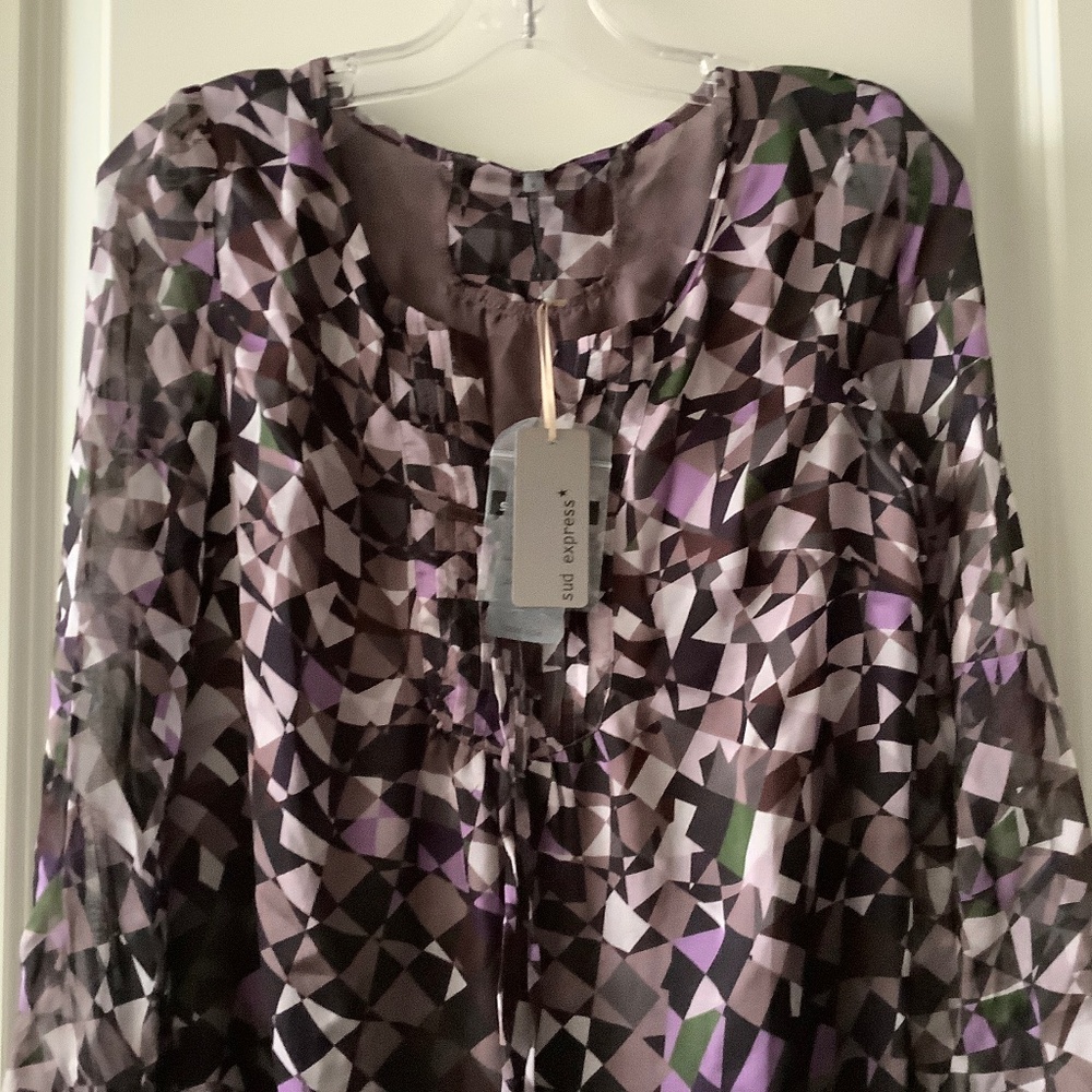 NWT Silk Bohemian dress
